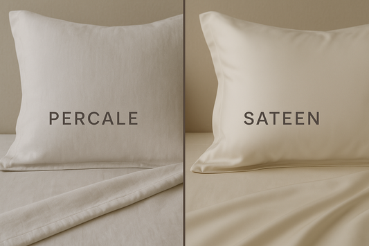 Percale vs. Sateen: What’s the Real Difference in Your Bedsheets?