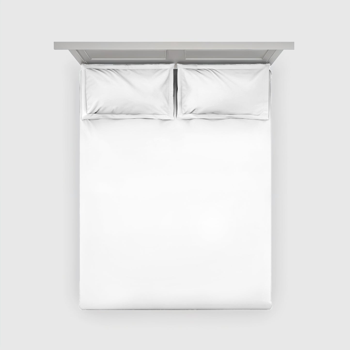 Alabaster Serenity bedsheet - white satin 300 TC cotton
Luxury white bedsheet with pillow covers - Cloud Comfort
300 thread count king size cotton satin bedsheet
