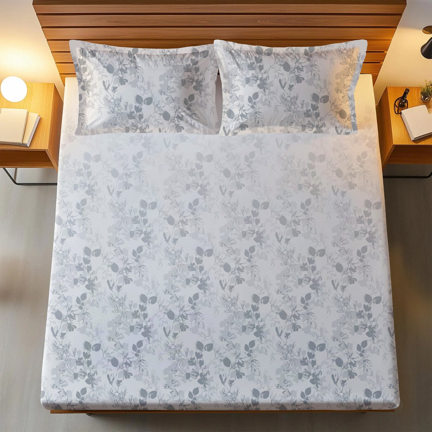 Neer Viraasat - 300 TC Sateen Printed Flat Set
