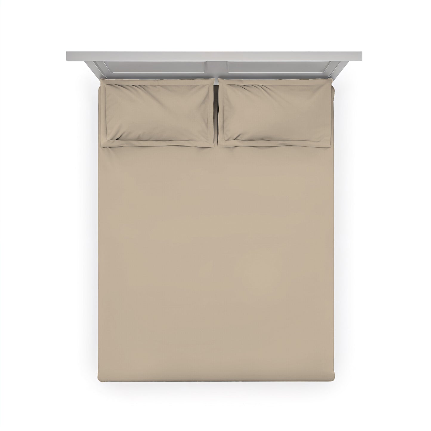 Sandhaze: Beige Sateen Bedsheet