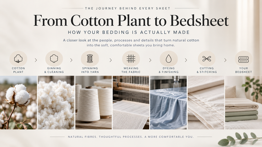 From Cotton Plant to Bedsheet: How Your Bedding Is Actually Made