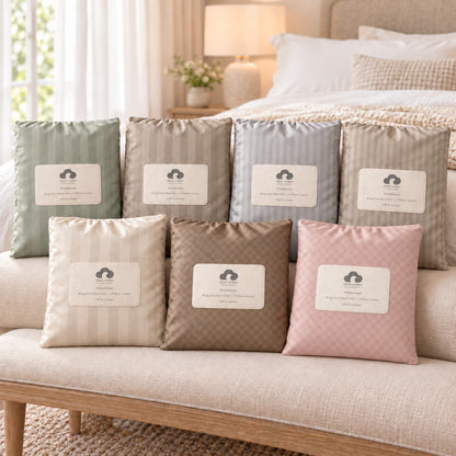 Dreamscape Woven — 300 TC Cotton Sateen Bedsheet Set