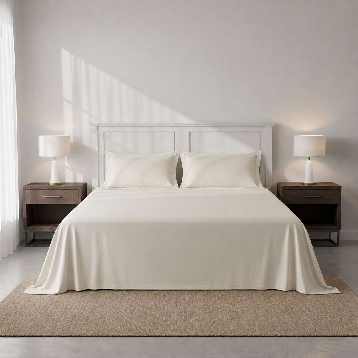 Dreamscape – 300 TC King Sized Sateen Bedsheet Set
