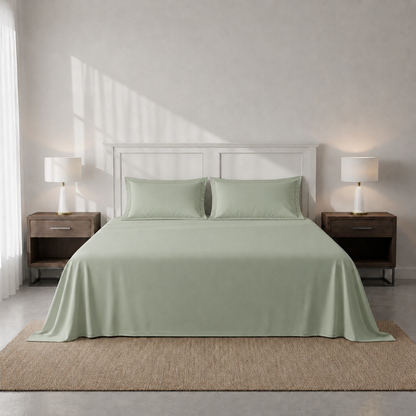 Dreamscape – 300 TC King Sized Sateen Bedsheet Set