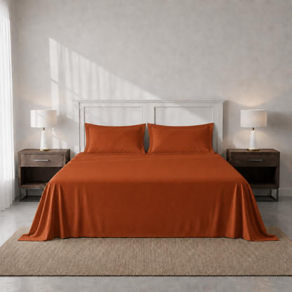 Dreamscape – 300 TC King Sized Sateen Bedsheet Set