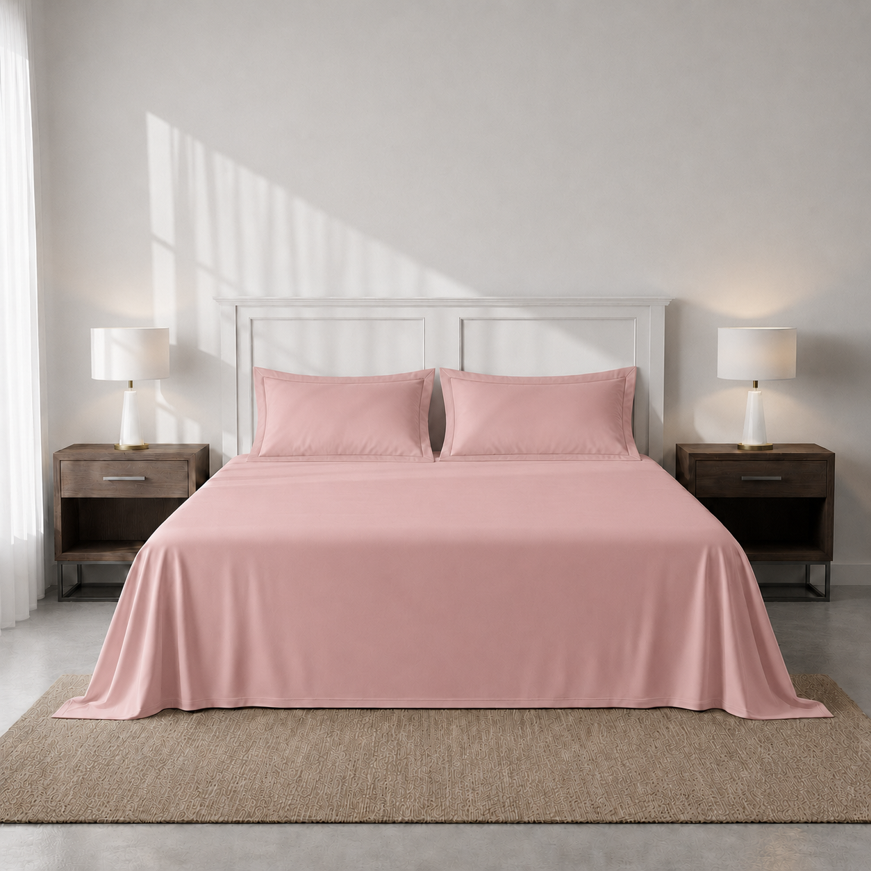 Dreamscape – 300 TC King Sized Sateen Bedsheet Set