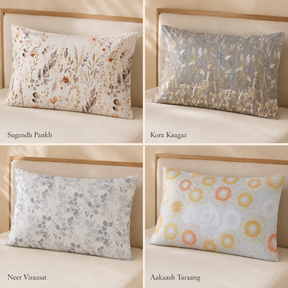 Rasa Sateen – 300tc Cotton Printed Bedsheet Set