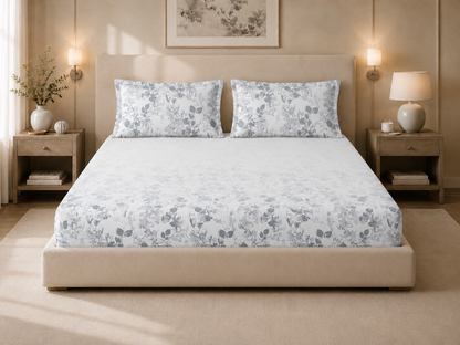 Neer Viraasat - 300 TC Sateen Printed Flat Set