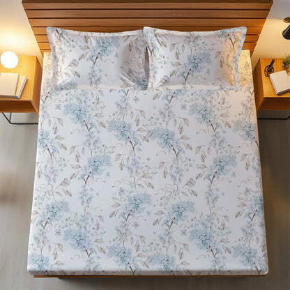 Prakosh - 200 TC Percale Printed Flat Set