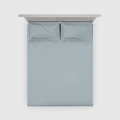 Ocean Hush bedsheet - slate blue satin cotton 300 TC
Luxury slate blue king bedsheet - Cloud Comfort
Cotton satin bedsheet with a calming ocean tone