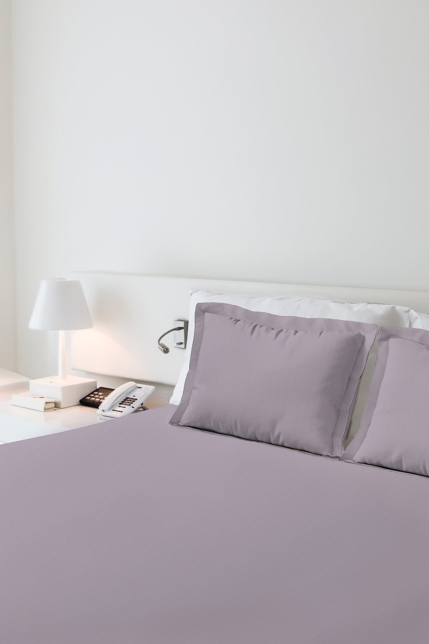 Dusted Mauve: Mauve Sateen Bedsheet