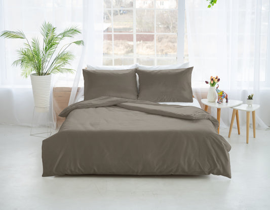Mocha Earth – King Size Dobby Weave Bedsheet