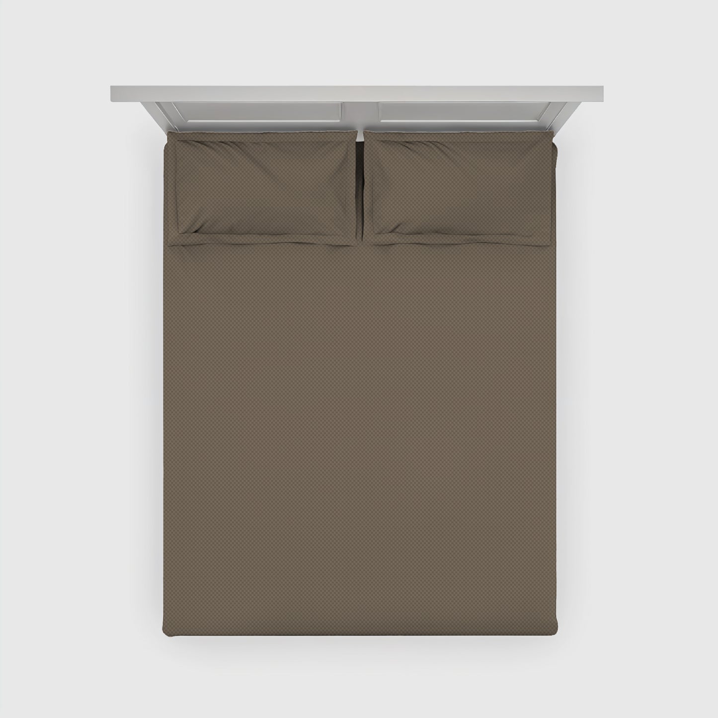 Mocha Earth – King Size Dobby Weave Bedsheet