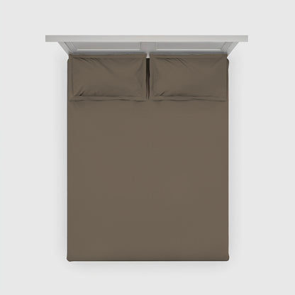 Mocha Earth – King Size Dobby Weave Bedsheet