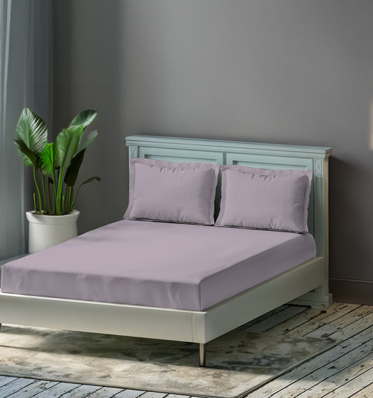 Dusted Mauve: Mauve Sateen Bedsheet